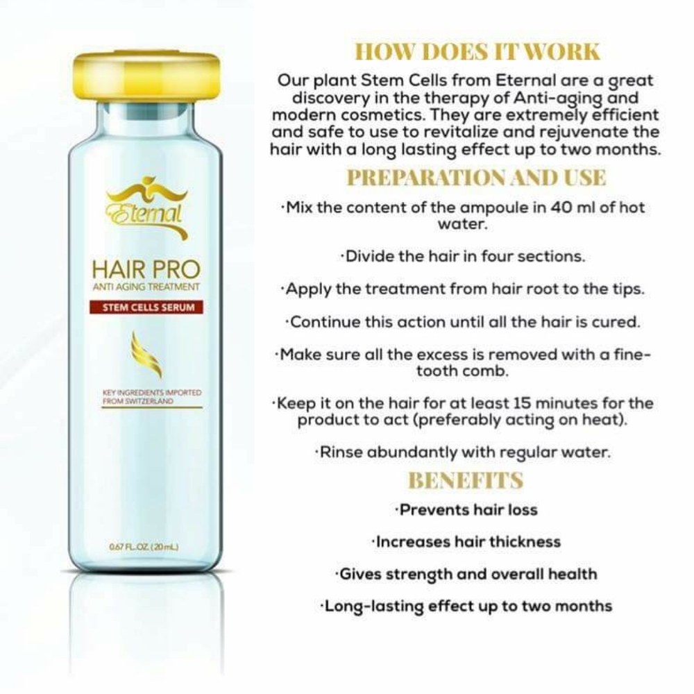 Eternal Spirit Beauty Hair Pro Anti Aging Stem Cel
